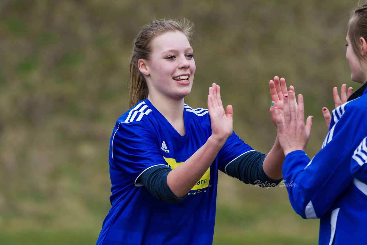 Bild 415 - B-Juniorinnen Tus Tensfeld - TSV Gnutz o.W. : Ergebnis: 1:3